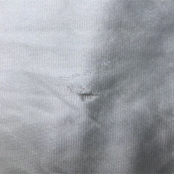 Vintage 90s White Coquette Cottagecore Low Rise Angelcore Midi Slip Skirt / M - Picture 5 of 6